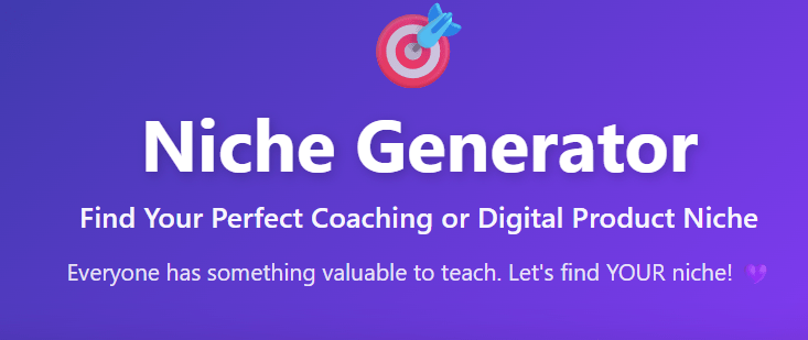 niche generator 2 web&nbsp;app